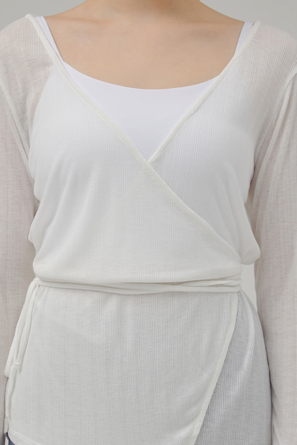 Elegantní sheer cardigan růžový