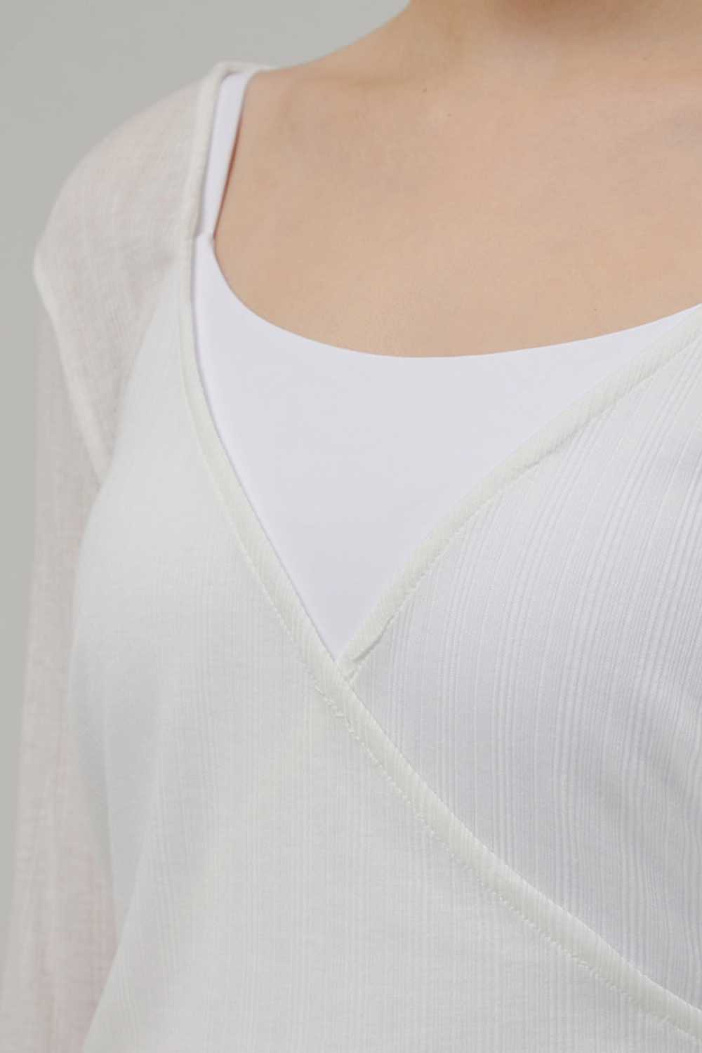 Elegantní sheer cardigan růžový